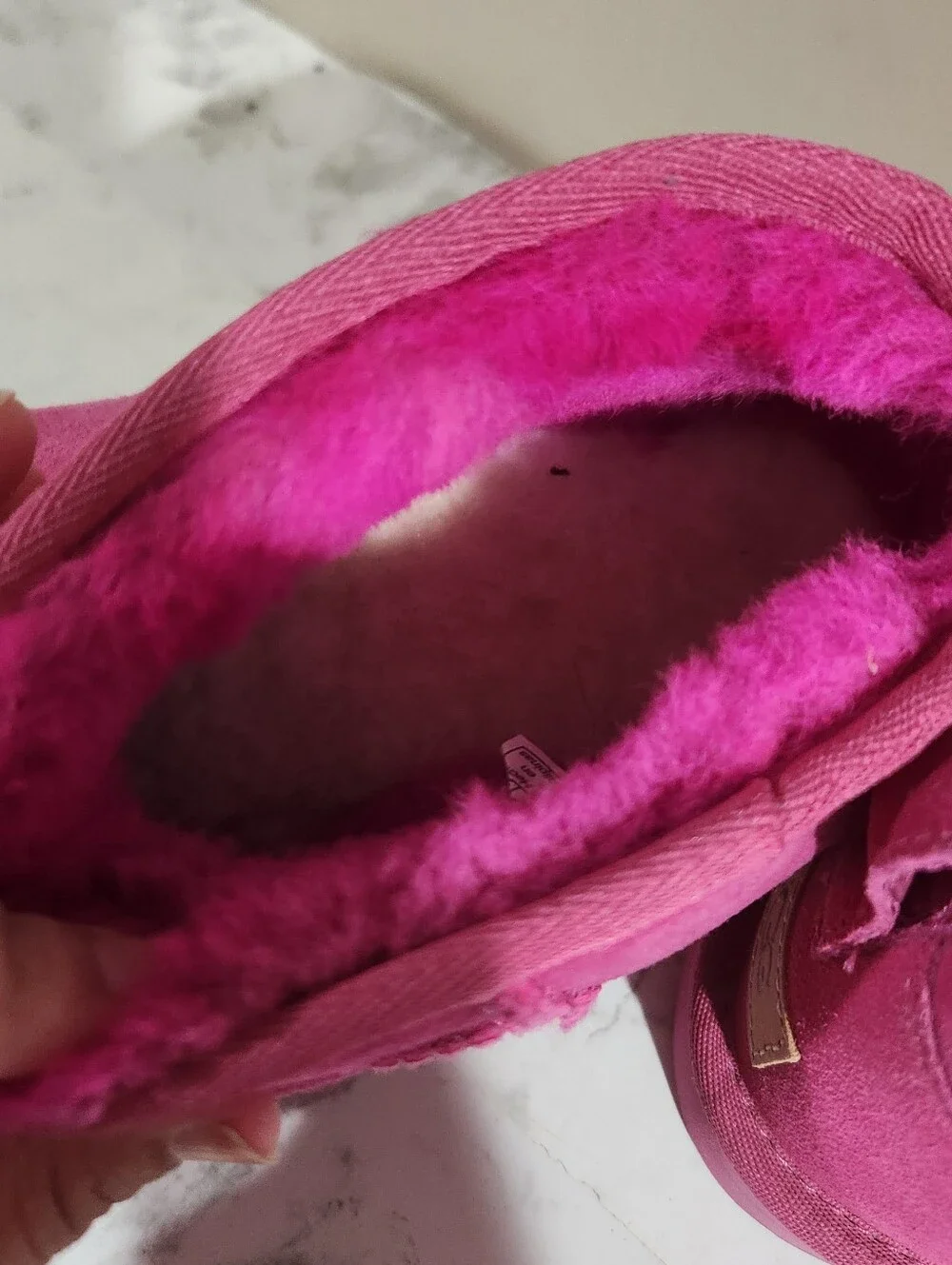 Ugg Classic ultra mini women boots Suede rock rose sz 9